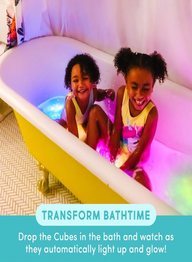 Glo Pals Play Pack Bundle with Sensory Play Jar, Water-Activated Light-Up Cubes, and Fun Fillers - Sensory Toys for Toddlers - Sensory Toy Kit with Light Up Cubes for Bathtub - Easy as ABC - Image 4